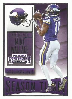 Mike Wallace Minnesota Vikings 2015 Panini Contenders NFL #72